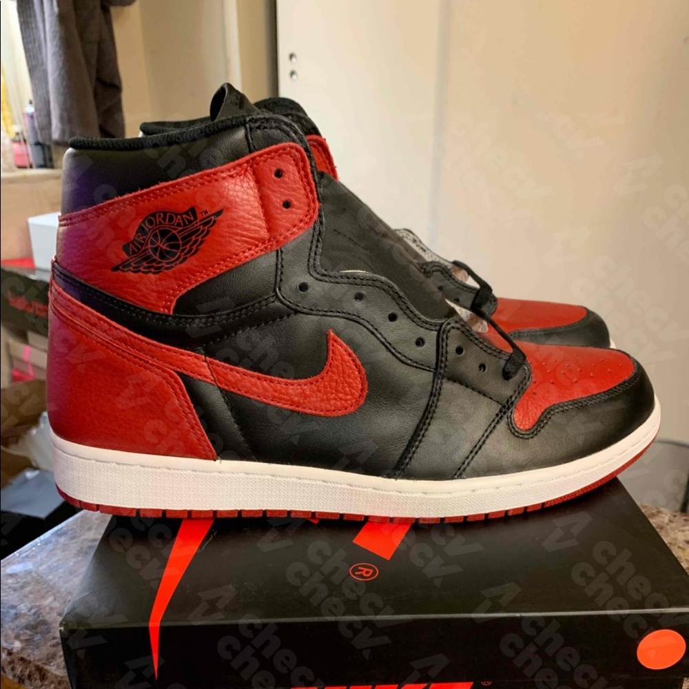 2016 air Jordan 1 OG high banned X bred